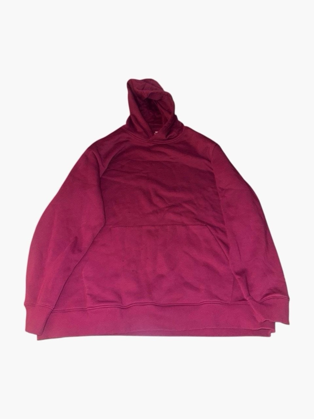 Xersion Men’s Plus Size 3XL Essential Classic Fleece Pullover Hoodie Maroon